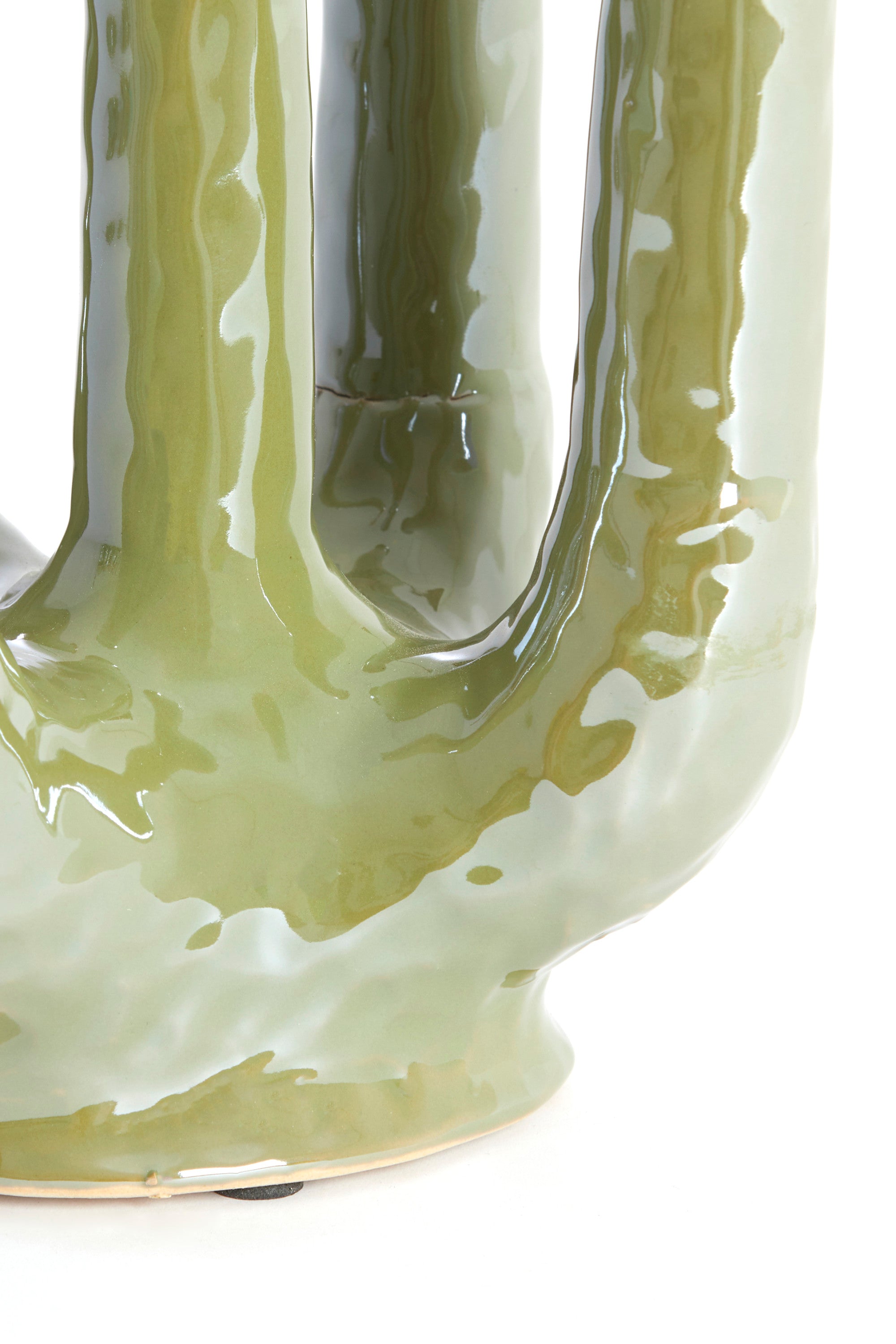 Leonjo Oil Light Green Ceramic Vase 30cm