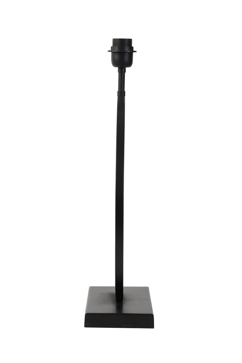 Liva Matt Black Metal Table Lamp Base 53cm