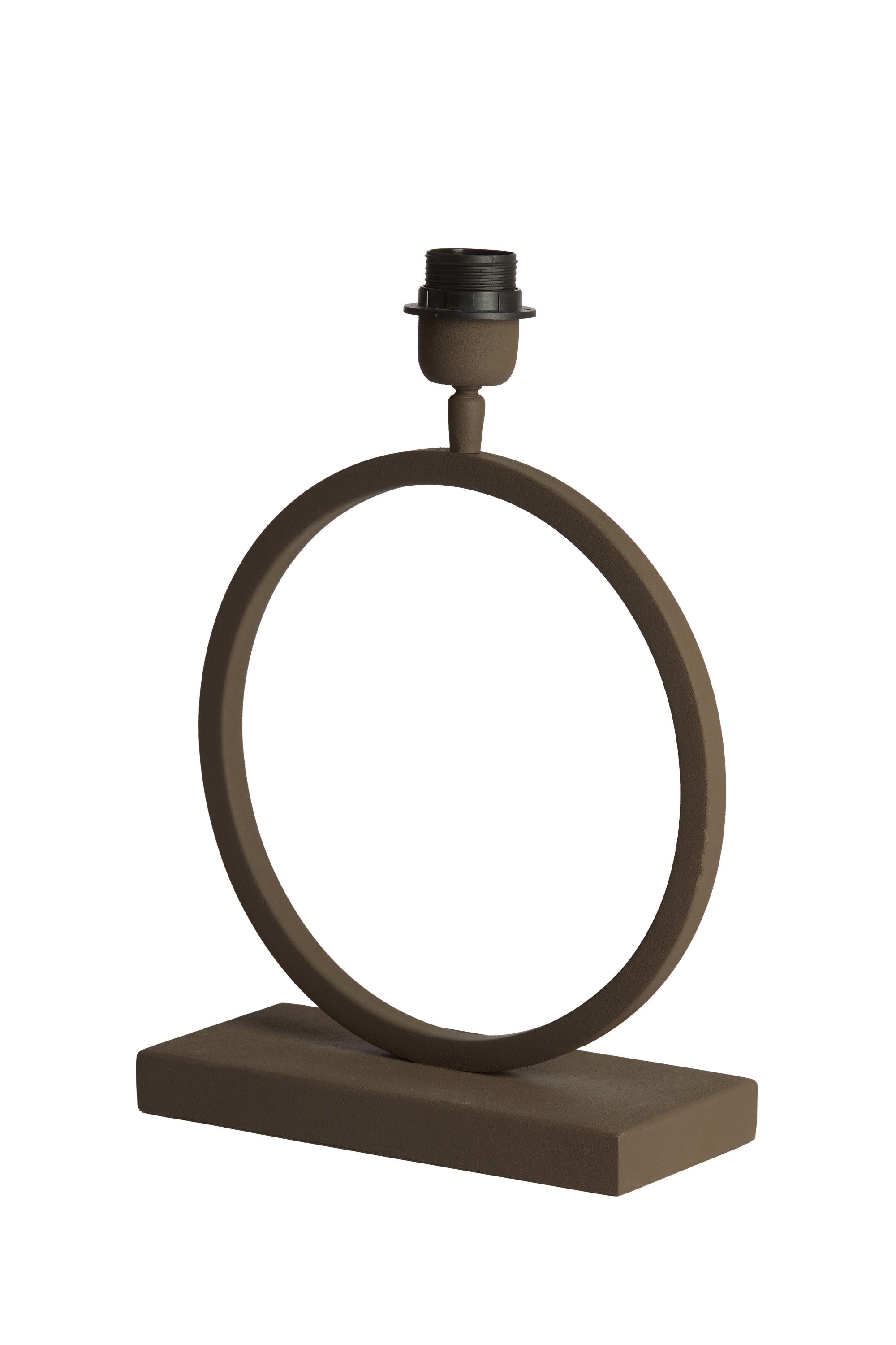 Liva Brown Metal Table Lamp Base 43cm