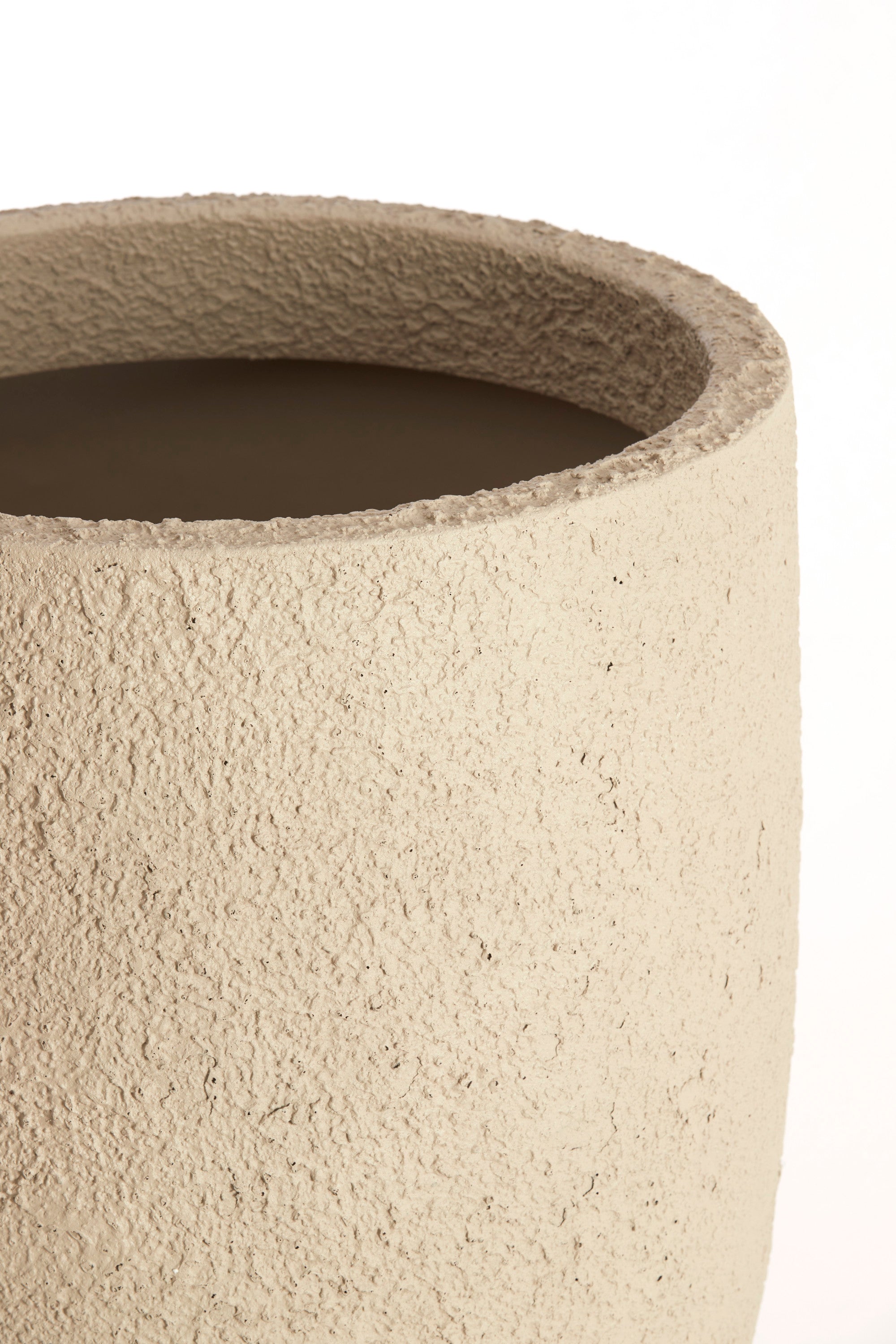 Sirolo Set of 3 Sand Metal Decorative Planters