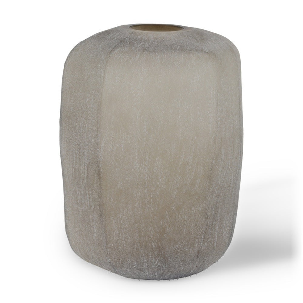 Pacengo Light Brown Glass Vase 42cm