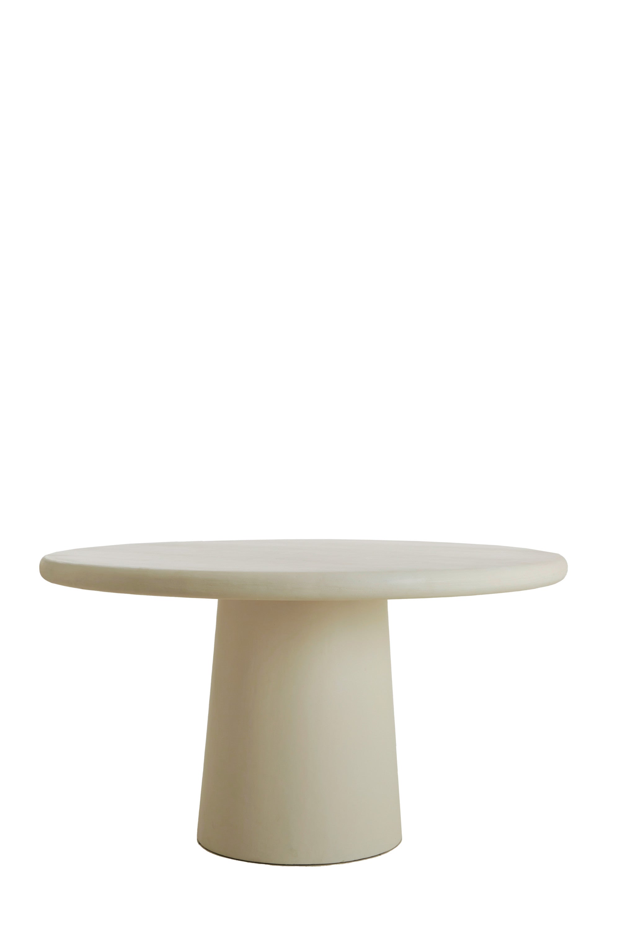 Kulona Beige Wood Round Dining Table 140cm