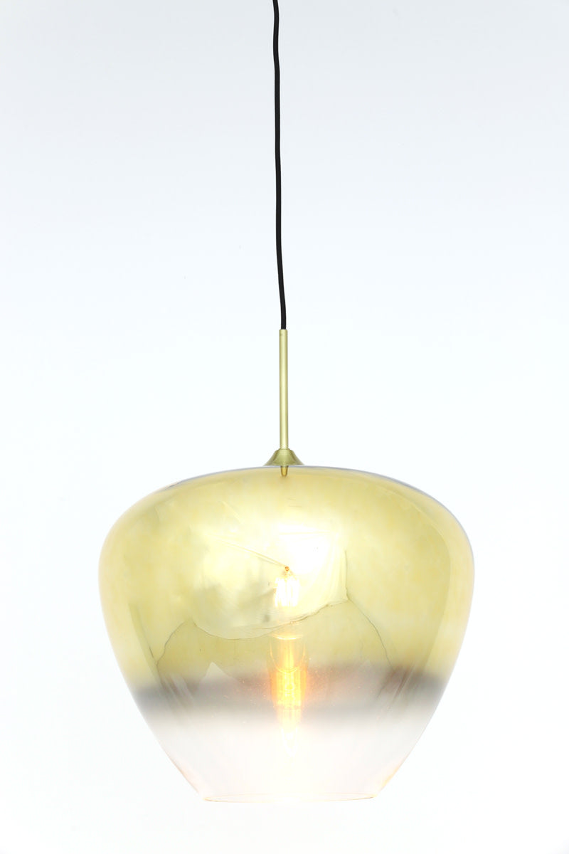 Mayson Gold & Clear Glass Pendant Light 40cm