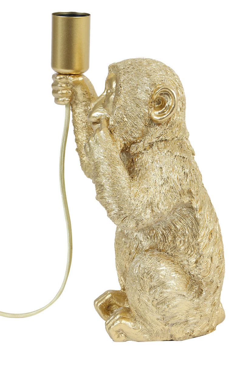 Monkey Gold Table Lamp