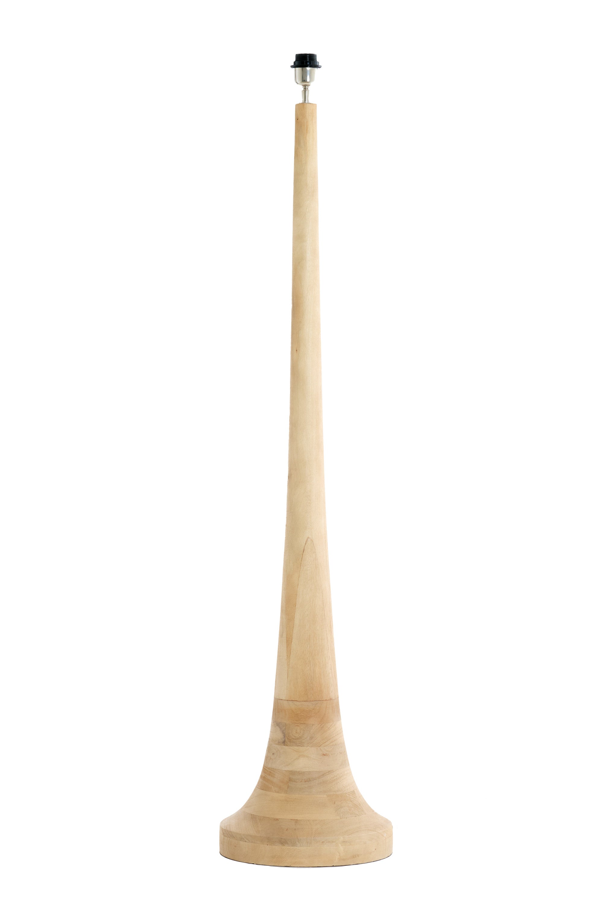 Jovany Natural Wood Floor Lamp Base