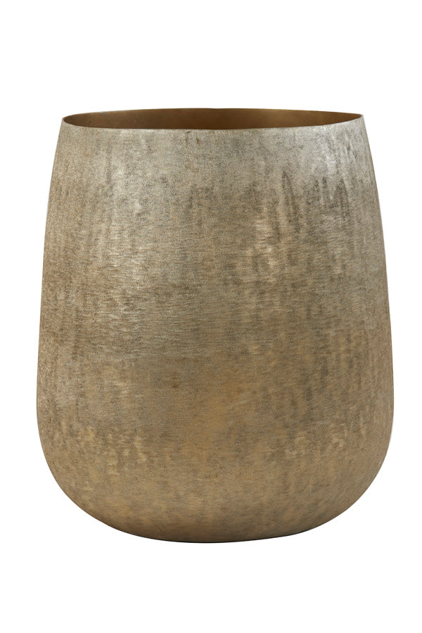 Genoli Gold Metal Decorative Planter