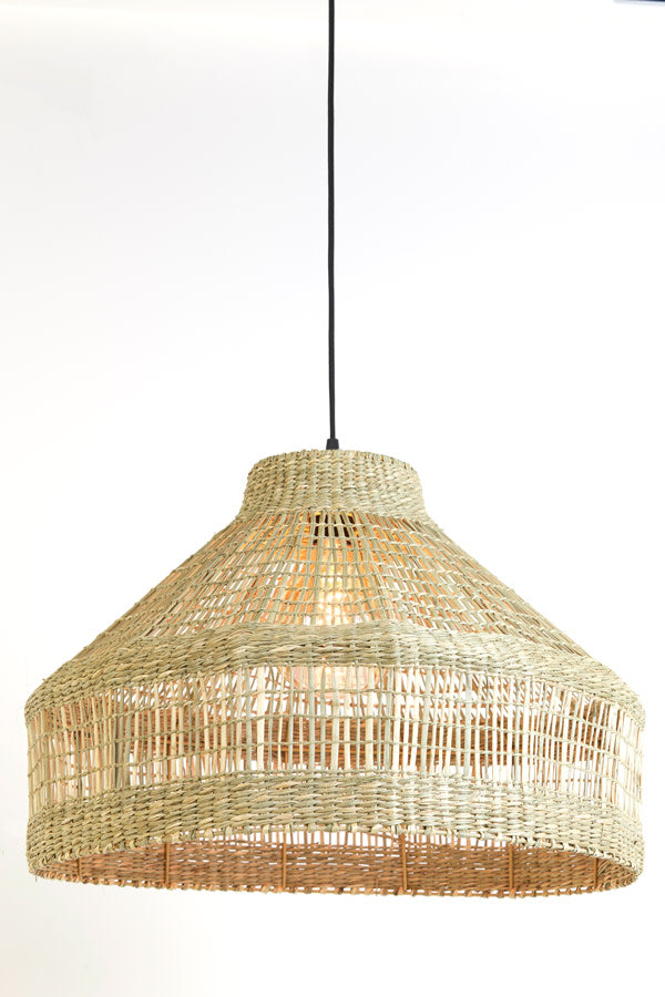 Latika Natural Seagrass Pendant Light 55cm