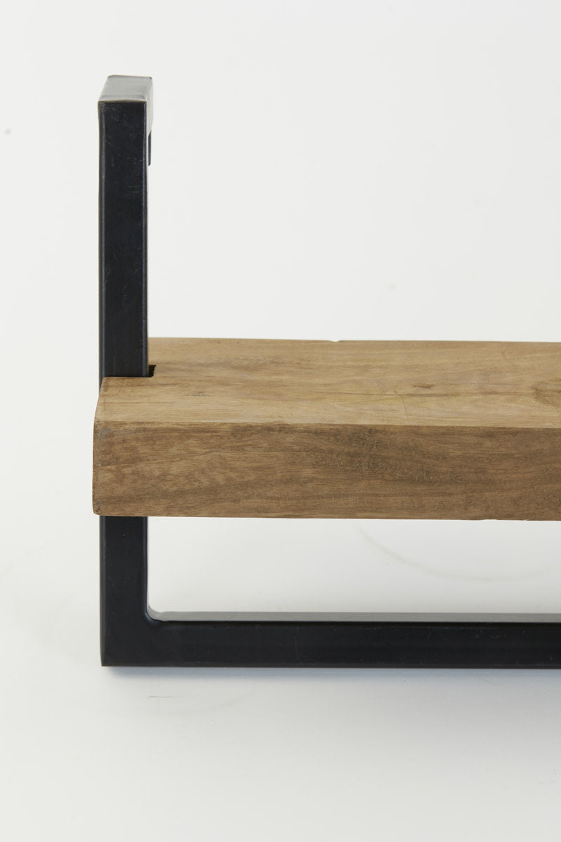 Maddison Dark Brown Wood Wall Shelf 100cm