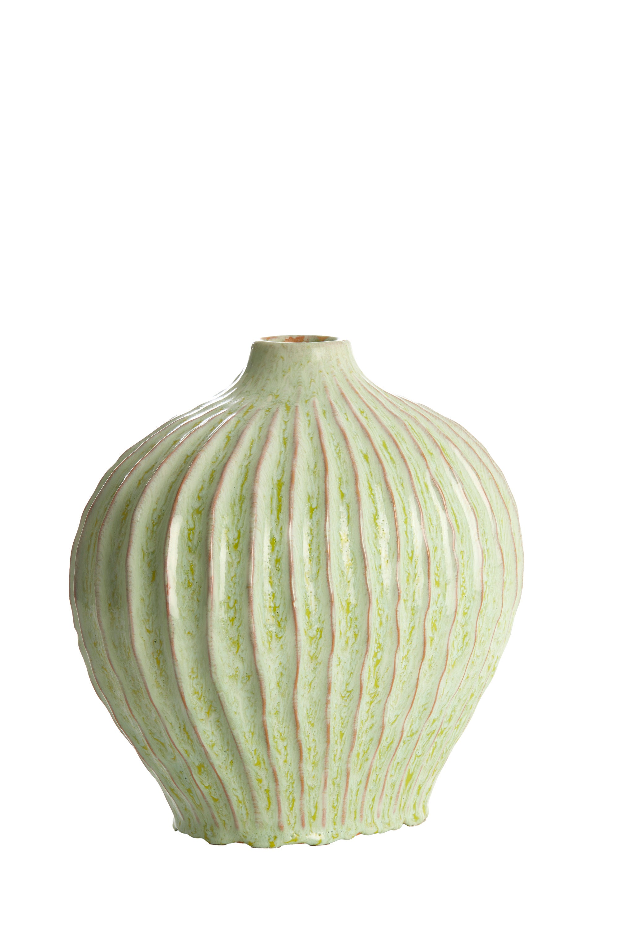 Lorito Mint Green Ceramic Vase 30cm