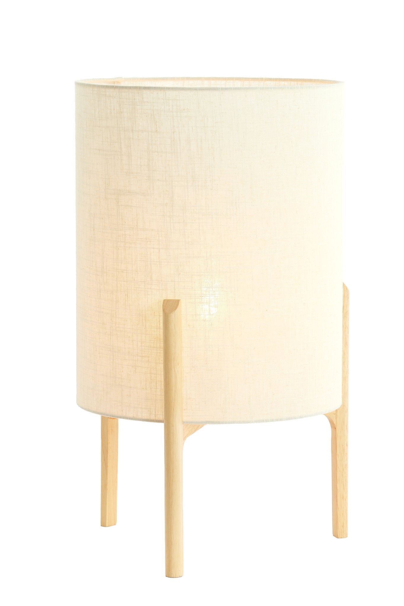 Litto Natural & White Linen Table Lamp 58cm