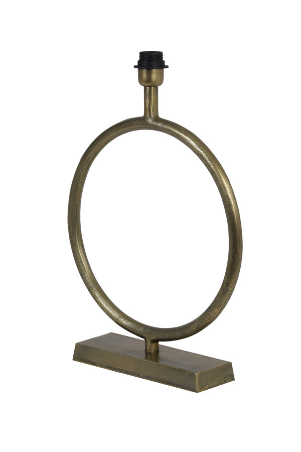 Livu Raw Antique Bronze Metal Table Lamp Base 50cm