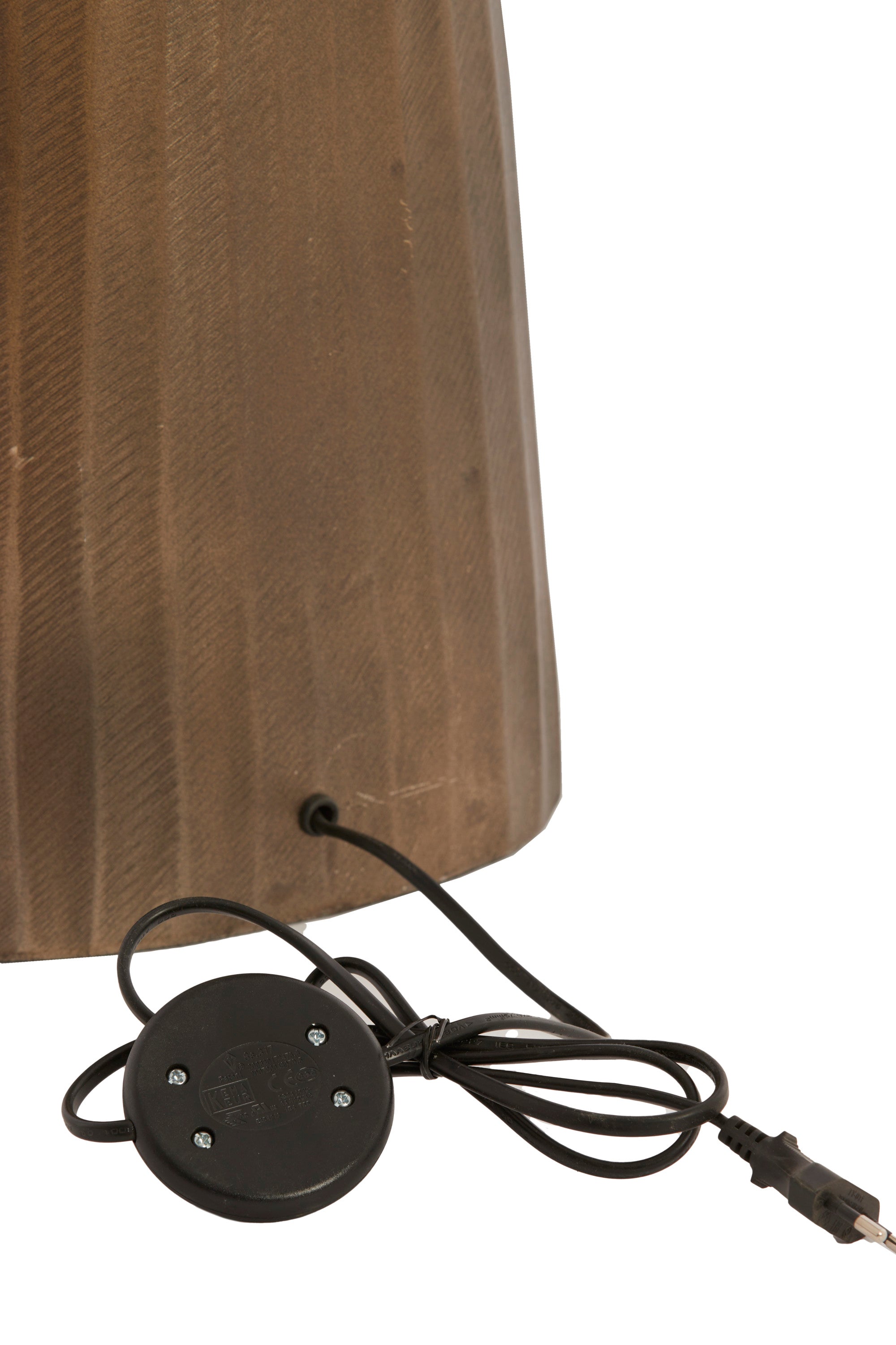 Mijas Brown Bronze Metal Floor Lamp Base 119cm