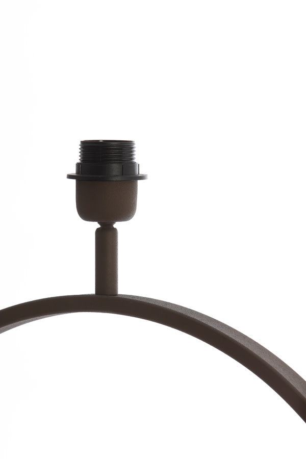 Liva Brown Metal Table Lamp Base 64cm