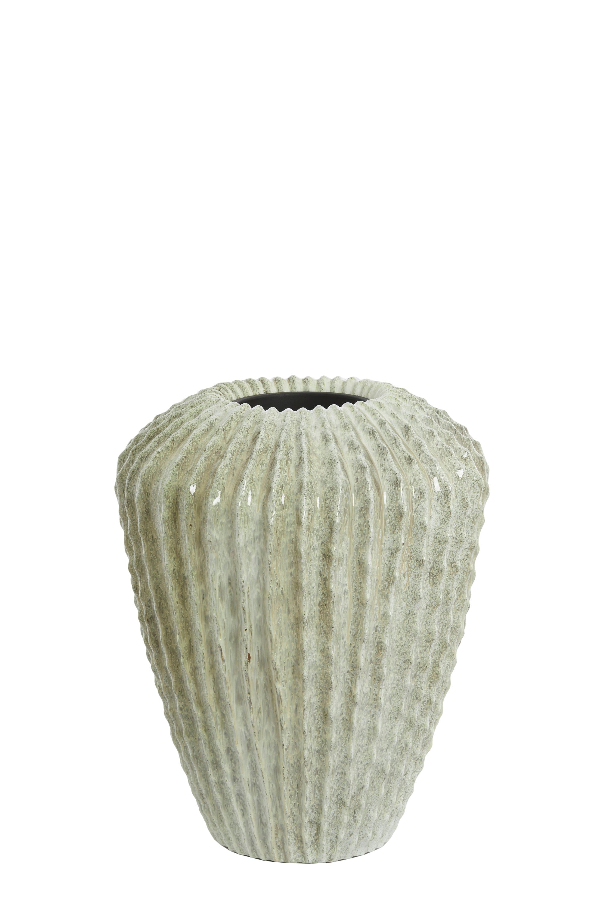 Cacti Gloss Mint Green Decorative Planter 65cm