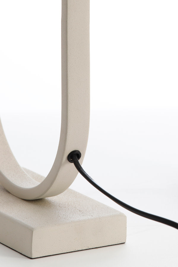 Jamiri Cream Metal Table Lamp Base 55cm