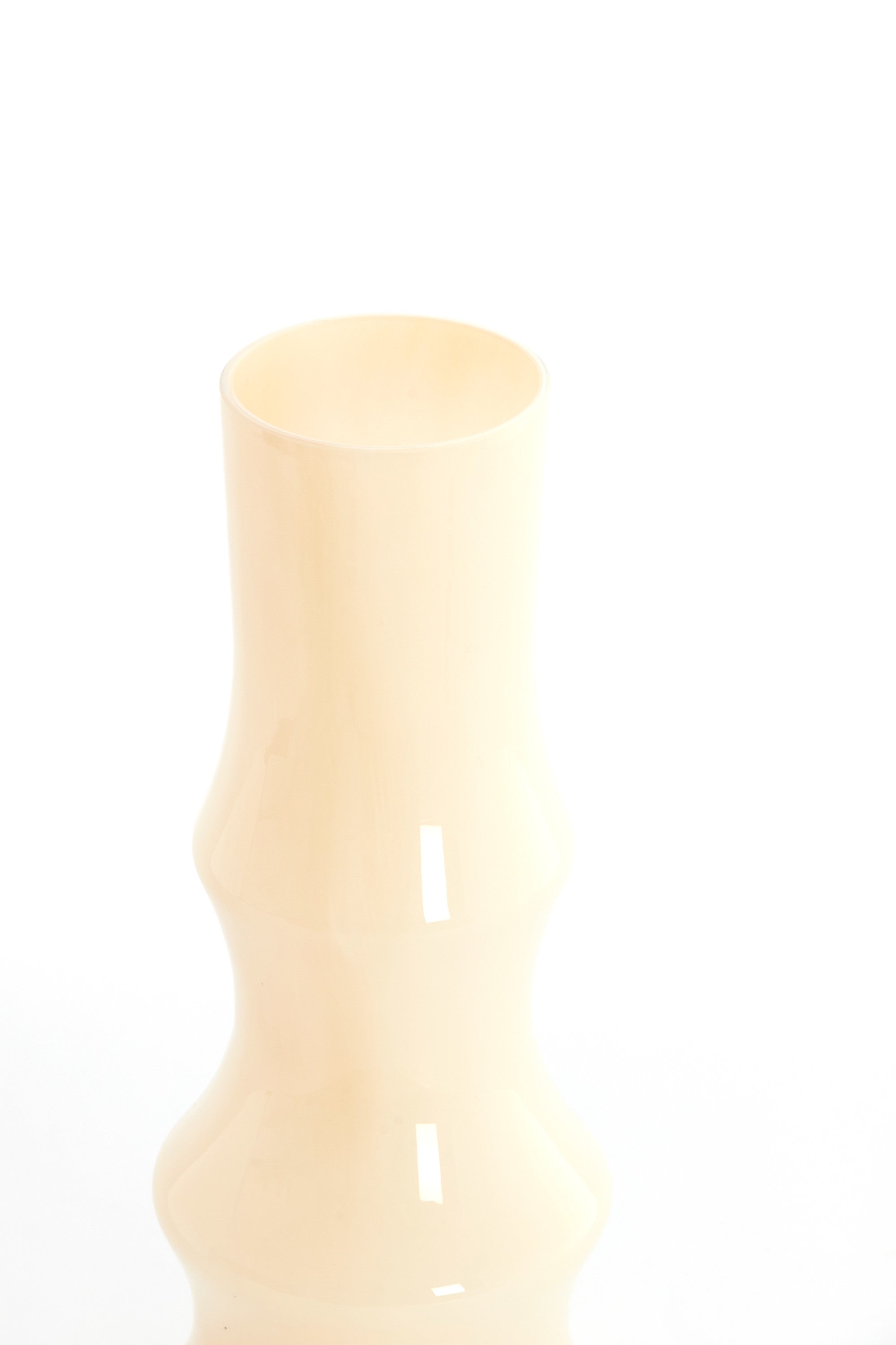Fiorenza Cream Glass Vase 50cm