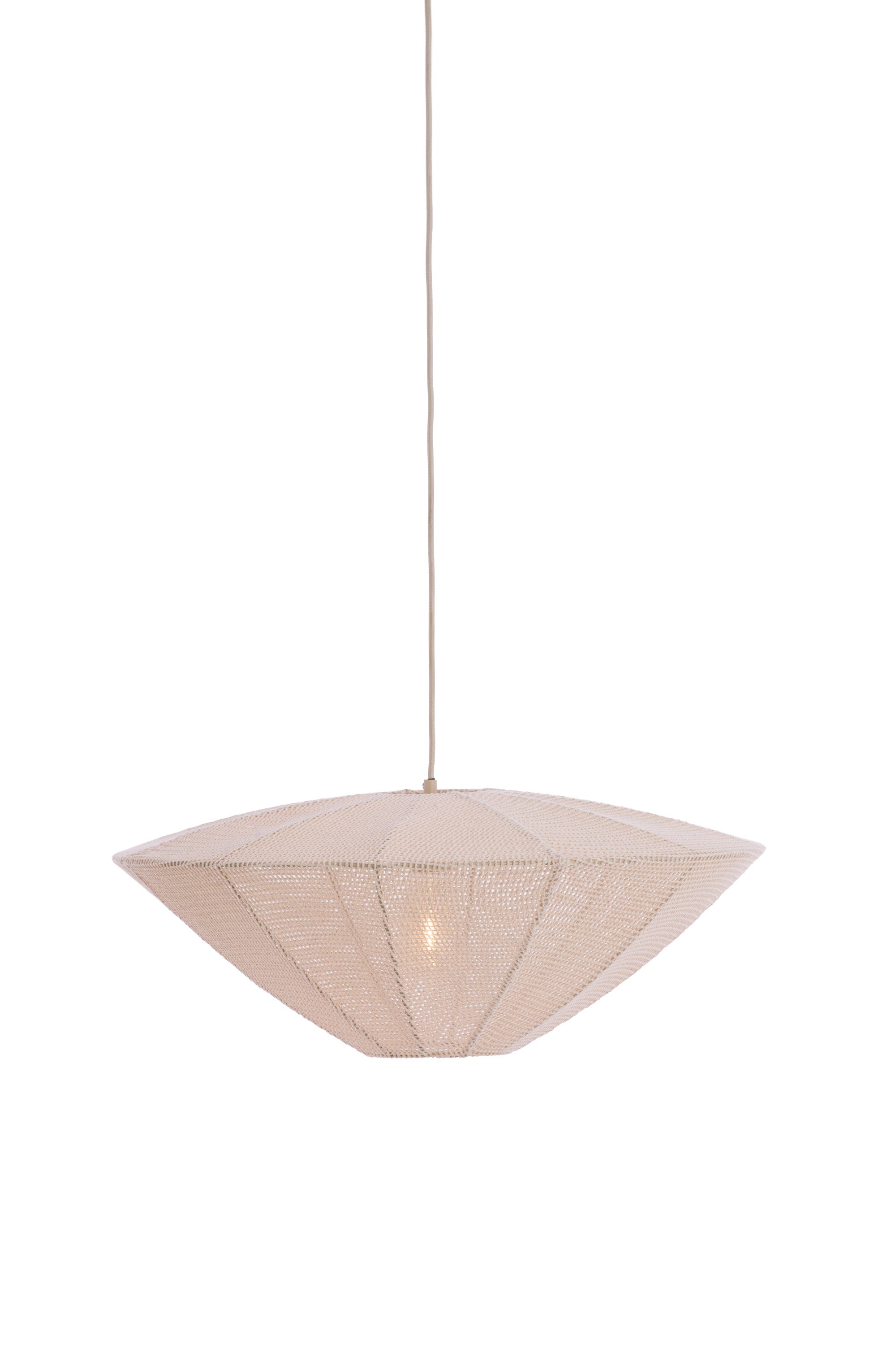Satilla Cream Pendant Light 50cm