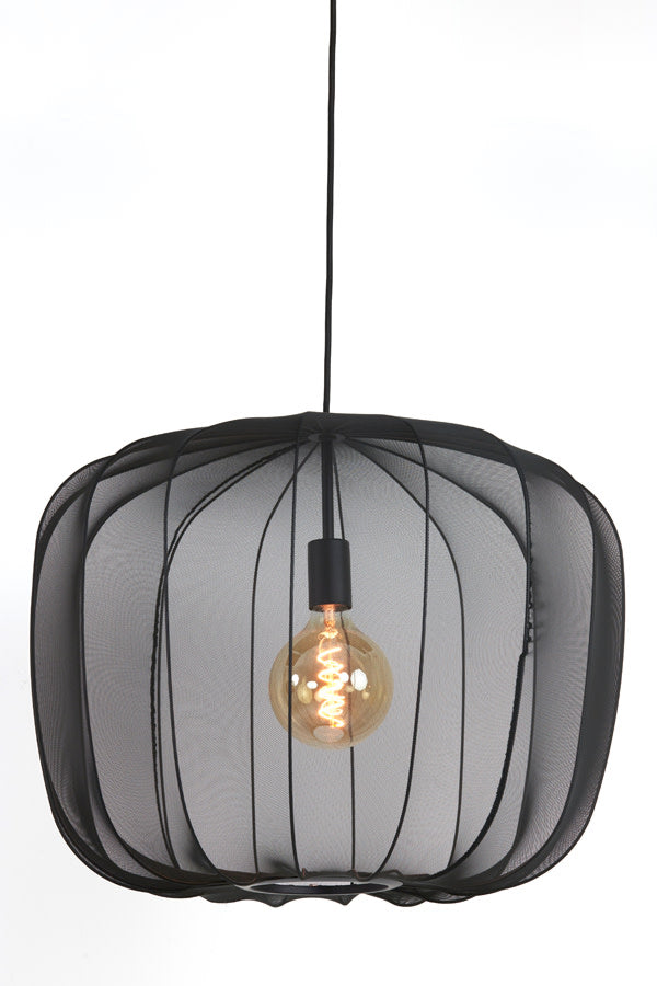 Plumeria Black Pendant Light 60cm
