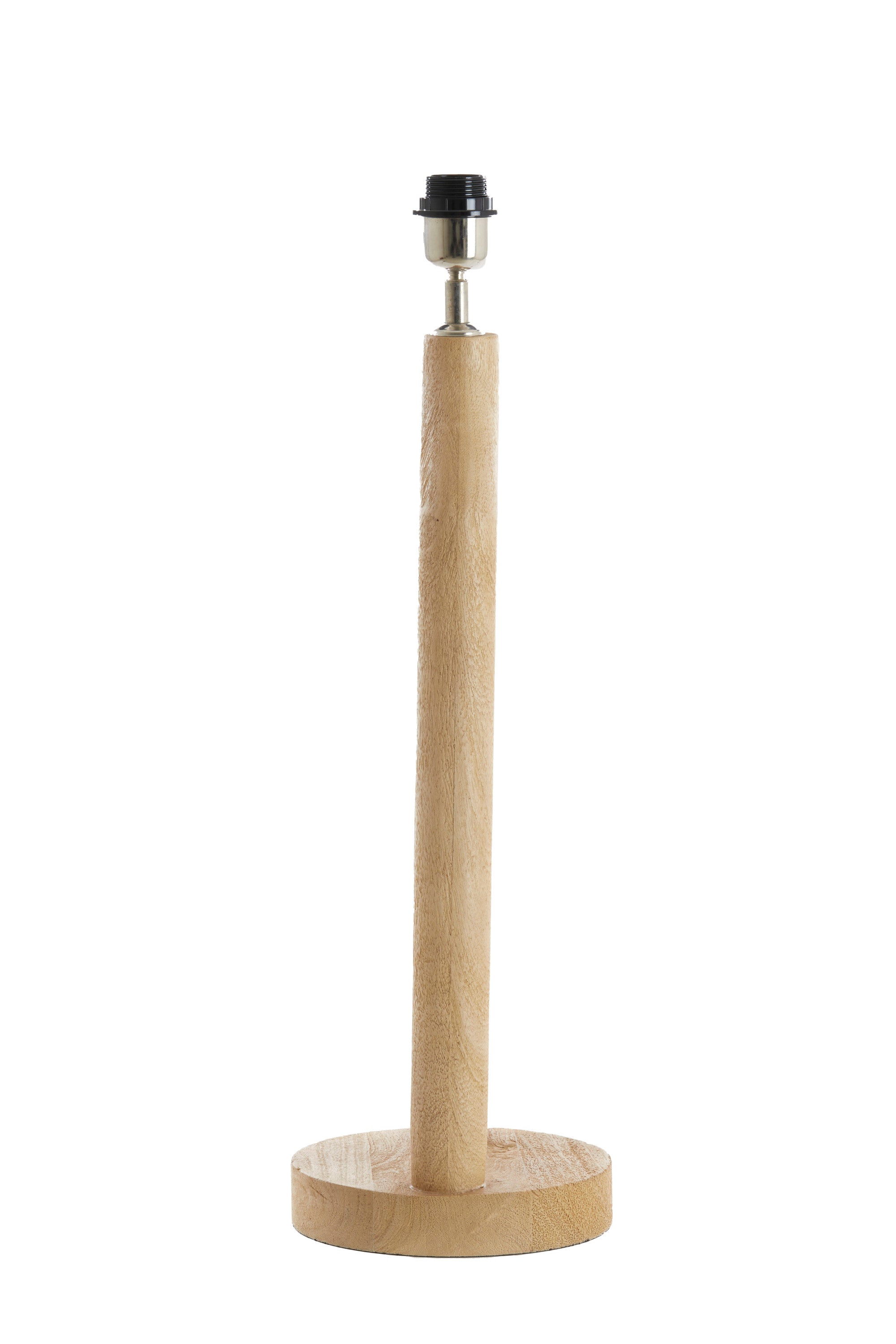 Xitta Matt Natural Wood Table Lamp Base