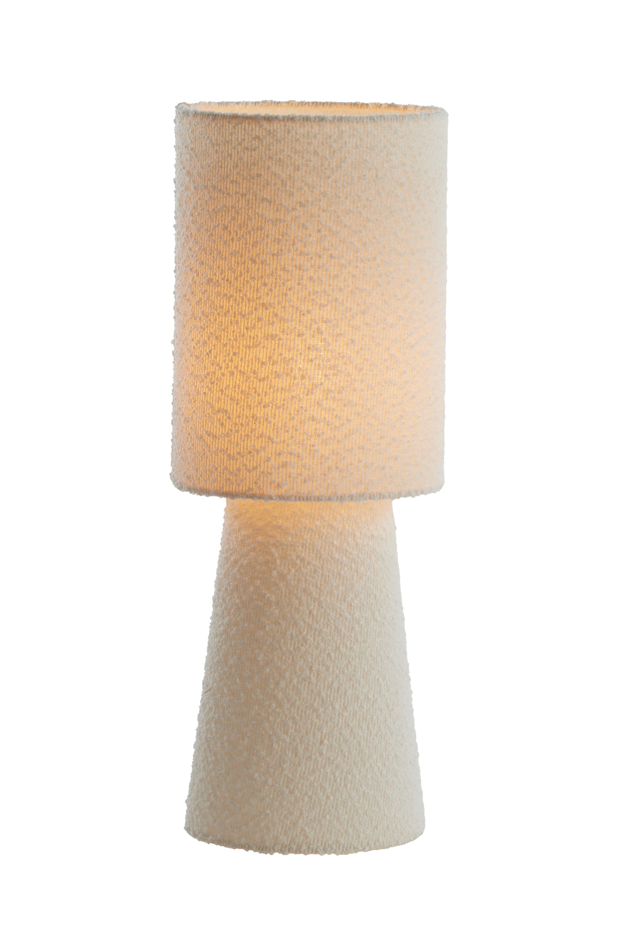 Mikkel Cream Bouclé Table Lamp