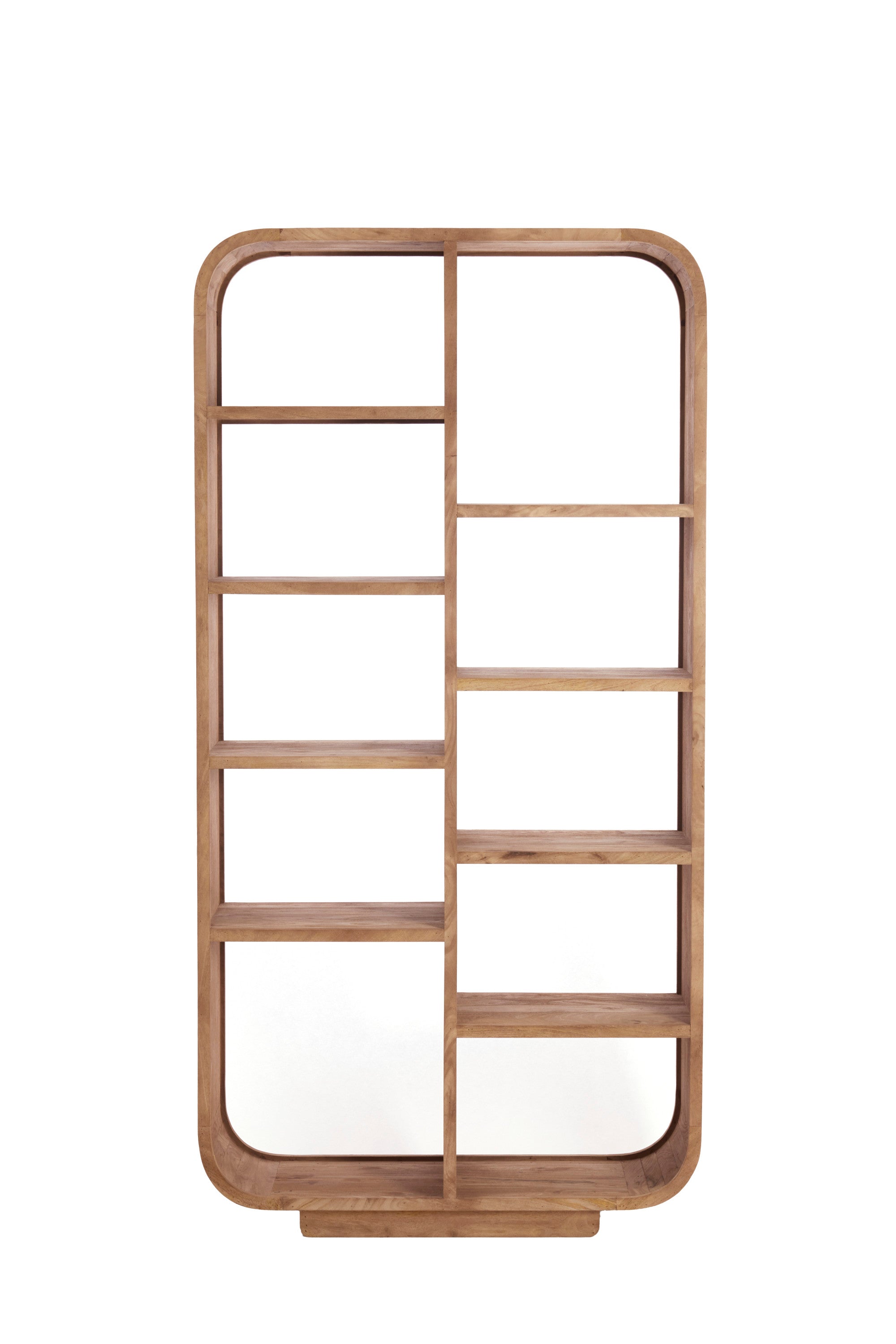 Dane Matt Grey/Brown Wood Wide Open Display Unit 200cm