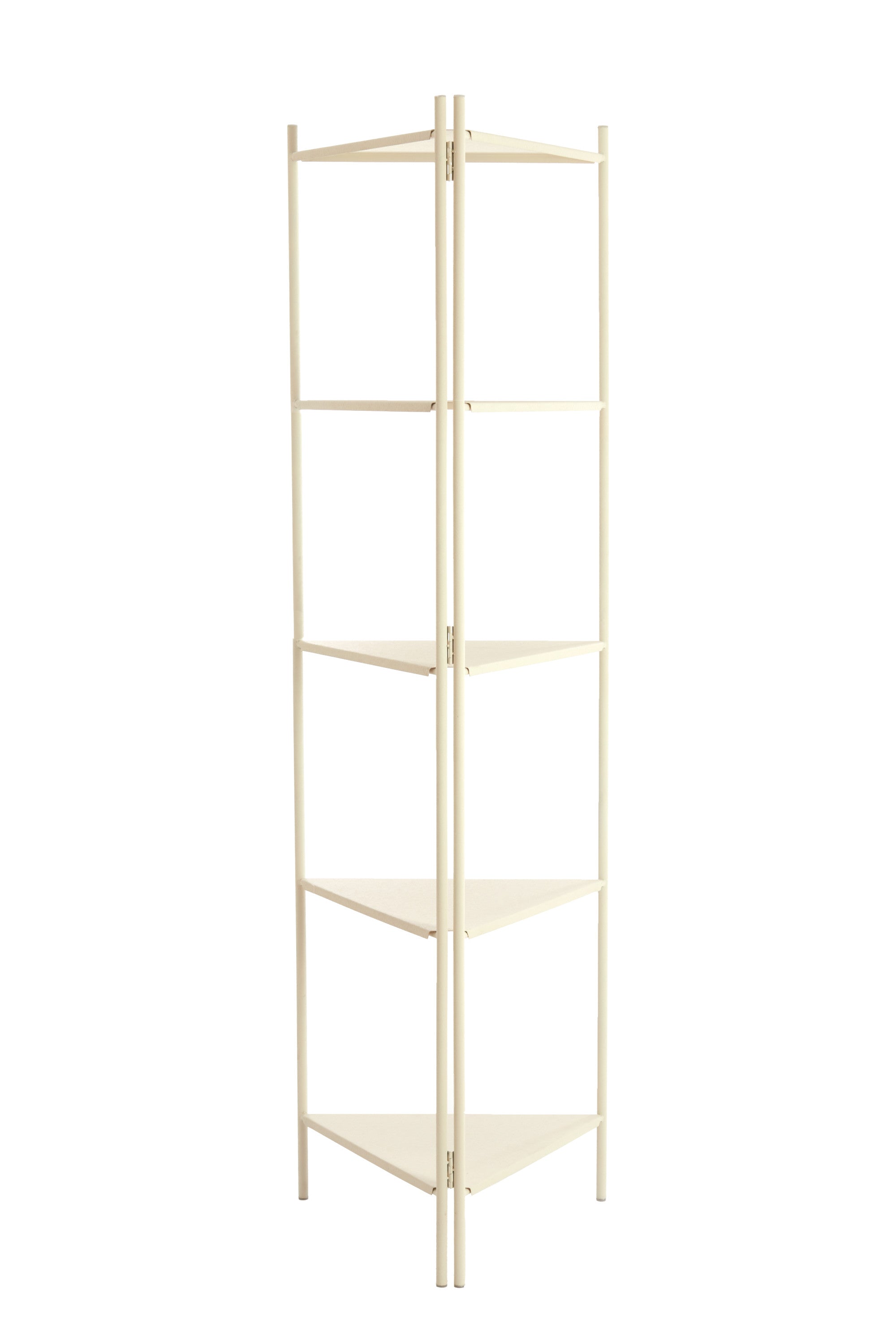 Cream Metal Open Display Unit