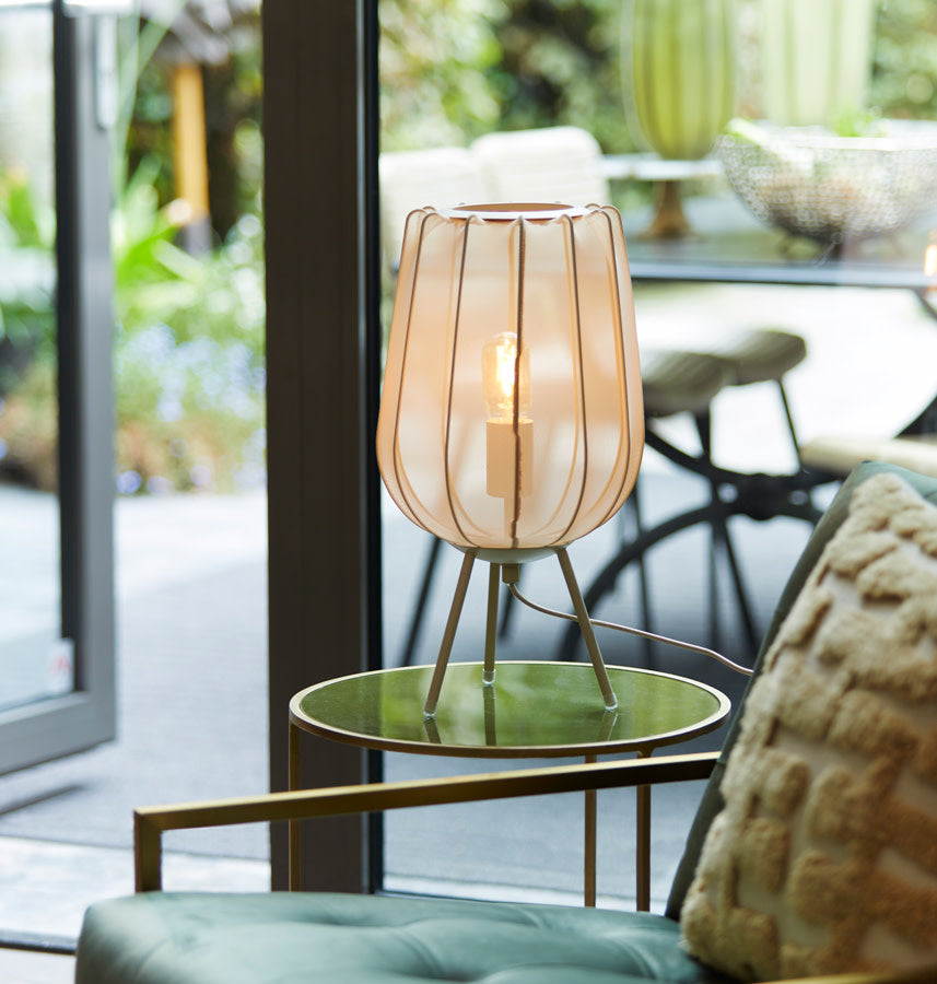 Plumeria Sand Table Lamp