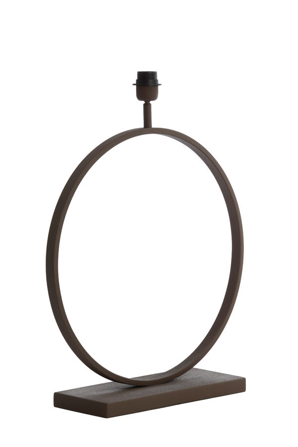 Liva Brown Metal Table Lamp Base 64cm