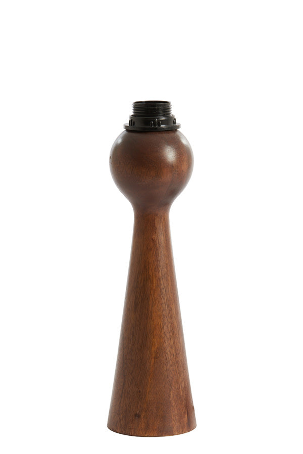 Festina Russet Wood Table Lamp Base 33cm