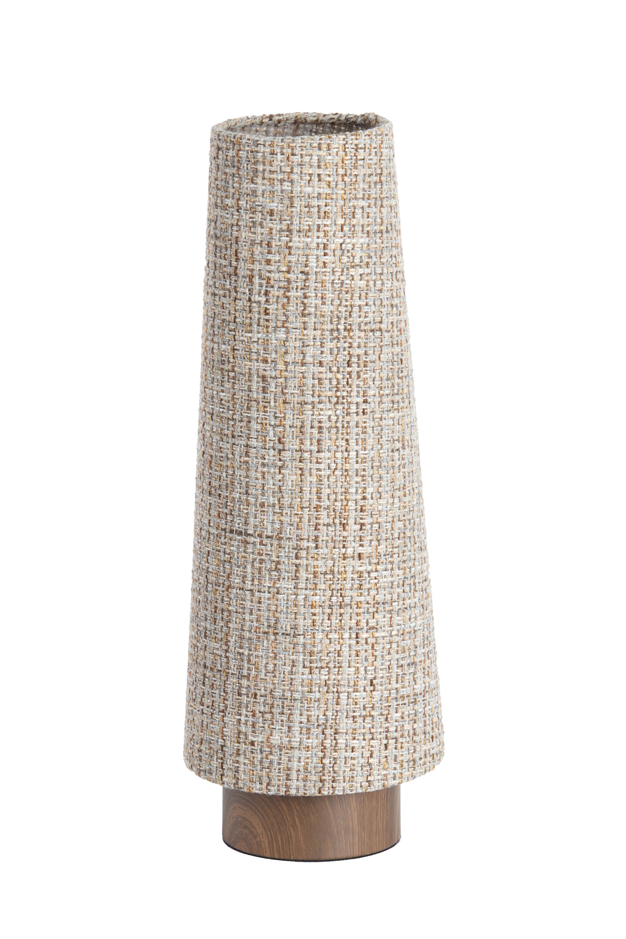 Howie Two Tone Brown Wood Effect Table Lamp 52.5cm