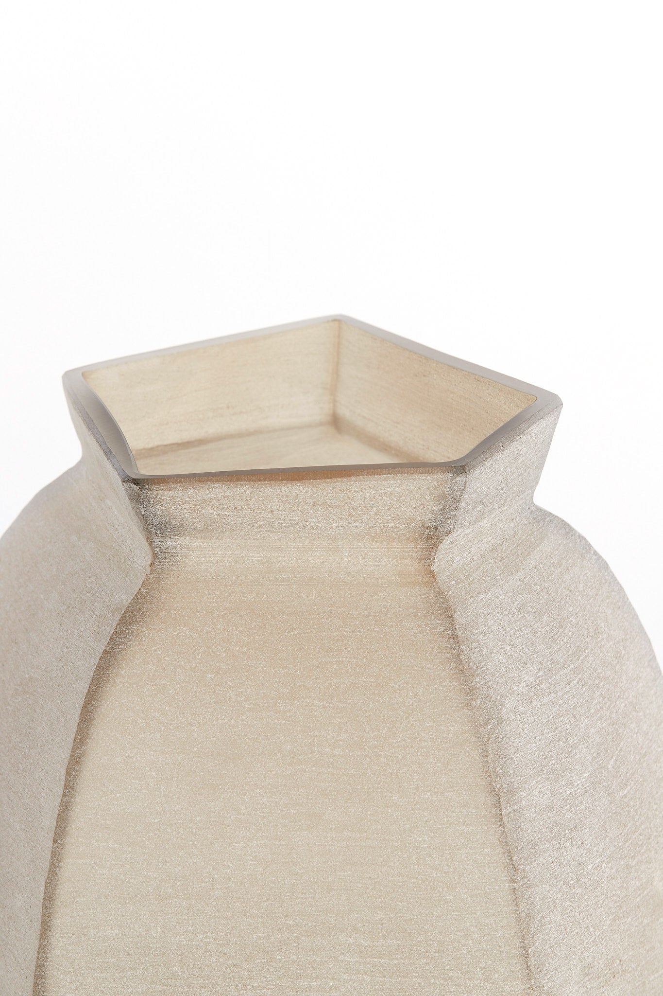 Veliko Light Brown Glass Vase 40cm