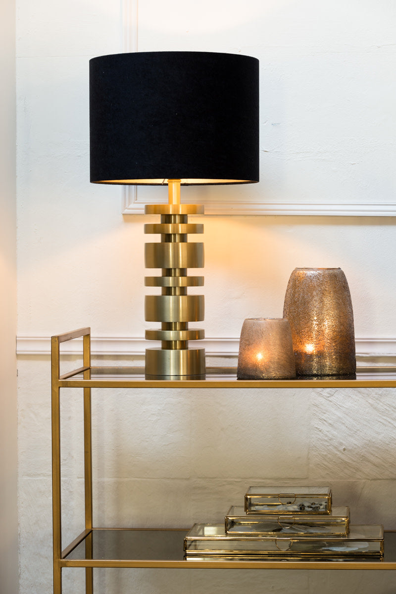 Desley Matt Gold Metal Table Lamp Base 40cm