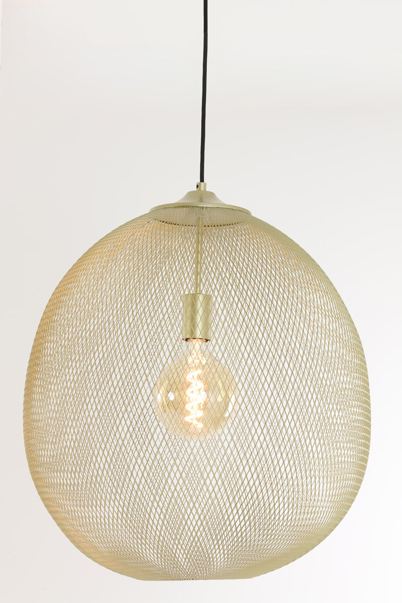 Moroc Gold Metal Pendant Light 50cm