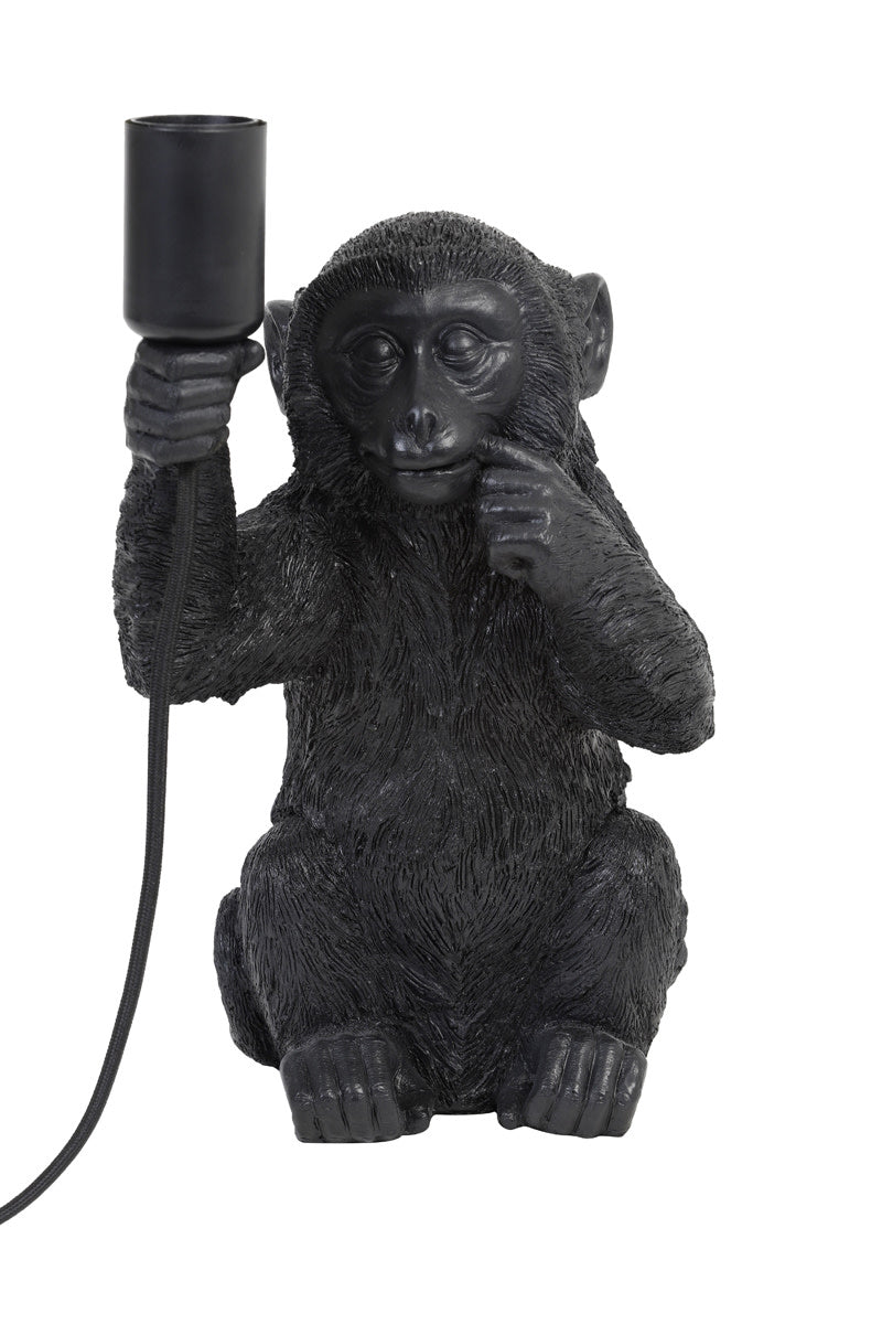 Monkey Black Table Lamp