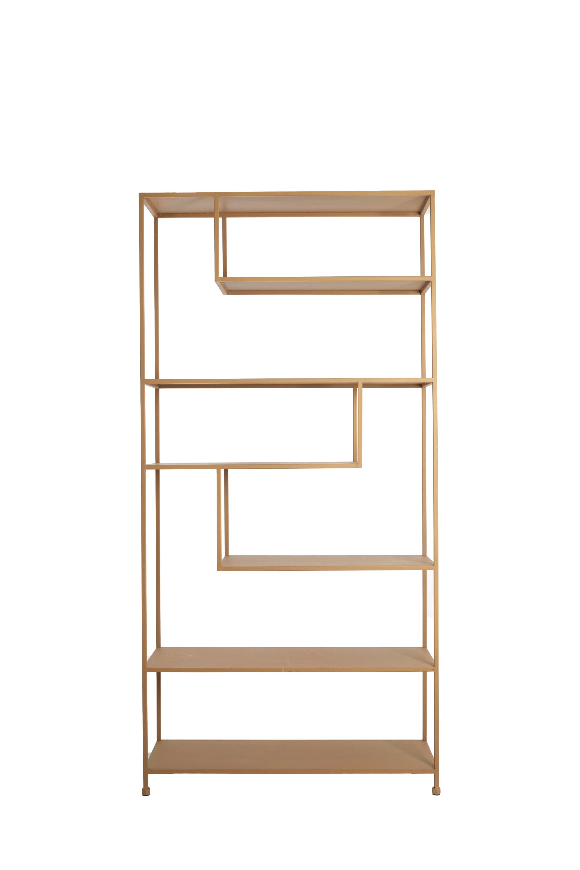 Ylaya Beige Metal Open Display Unit