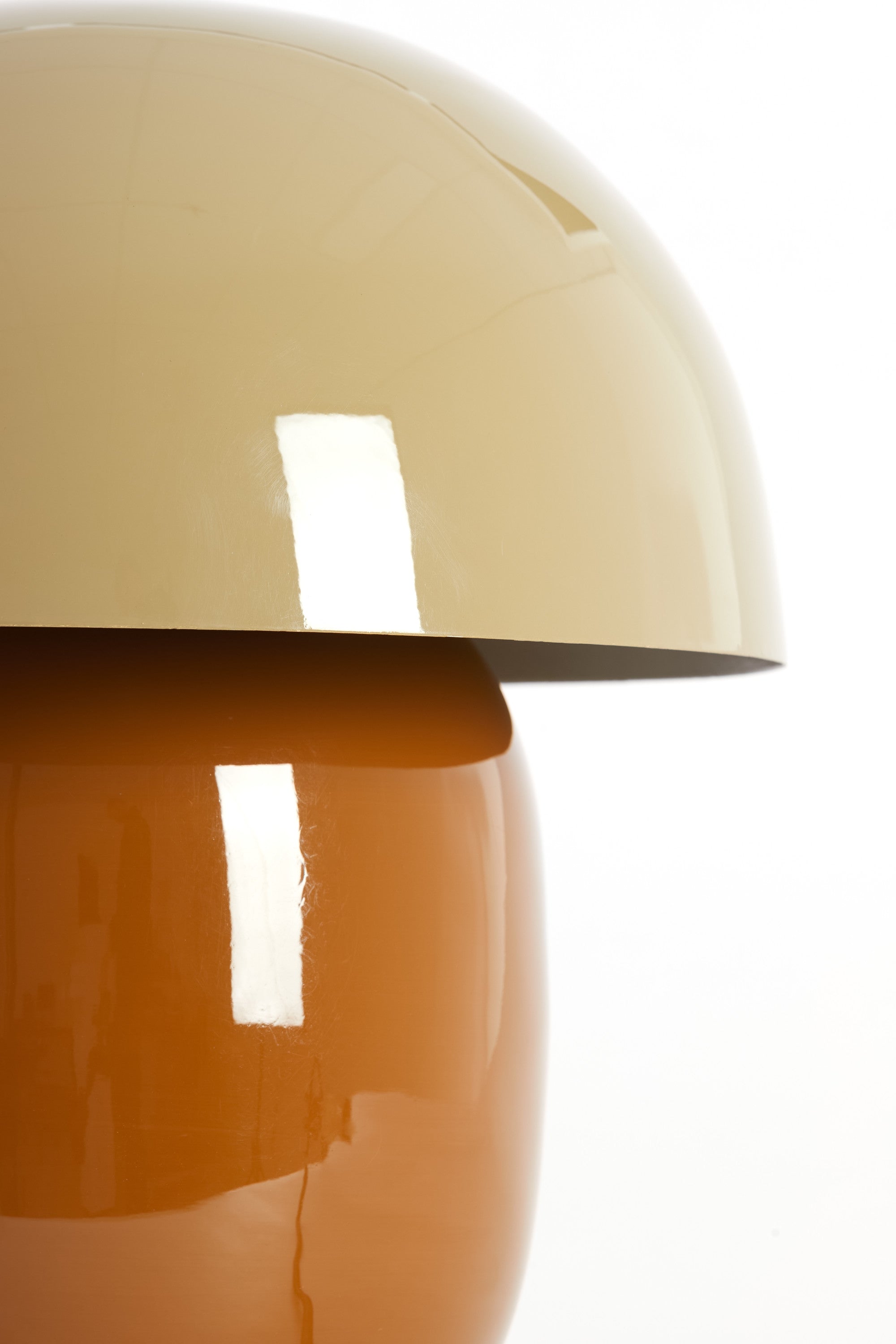 Mimosa Sand & Brown Metal Table Lamp