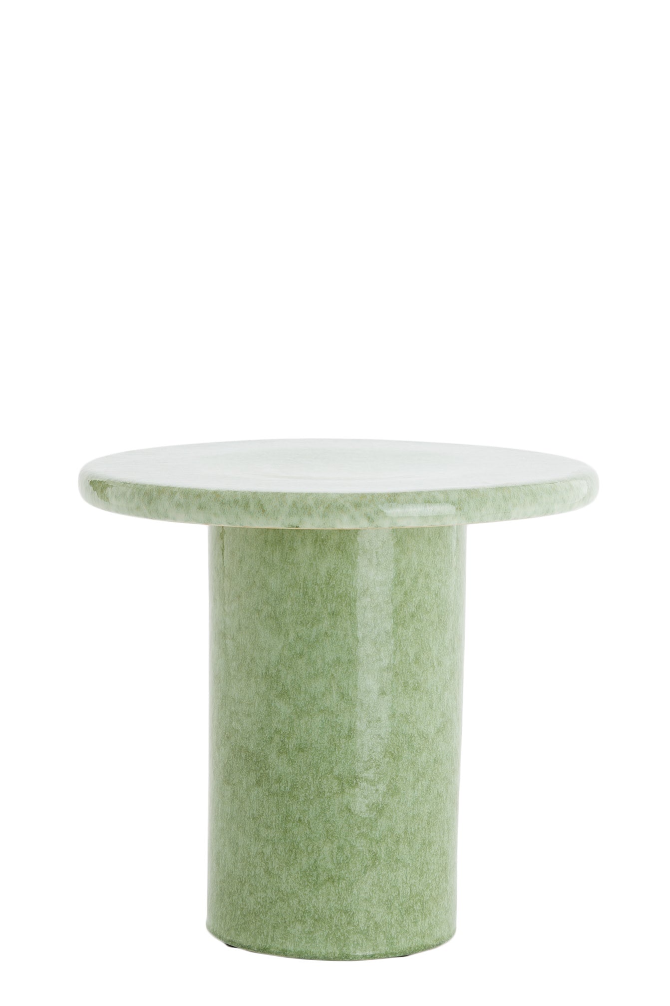 Tudo Mint Green Ceramic Round Side Table 35.5cm