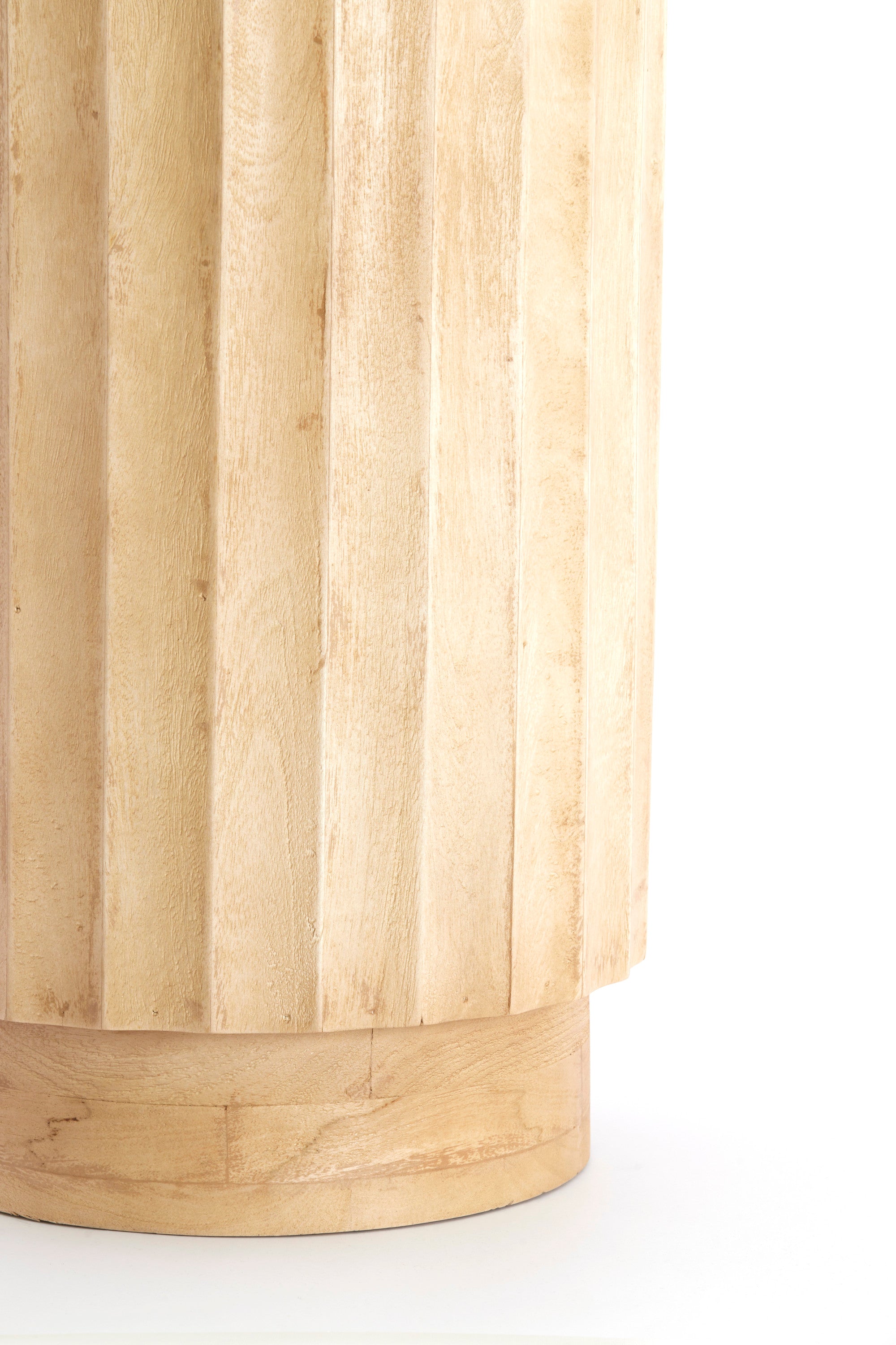 Ellena Matt Natural Wood Plinth 100cm