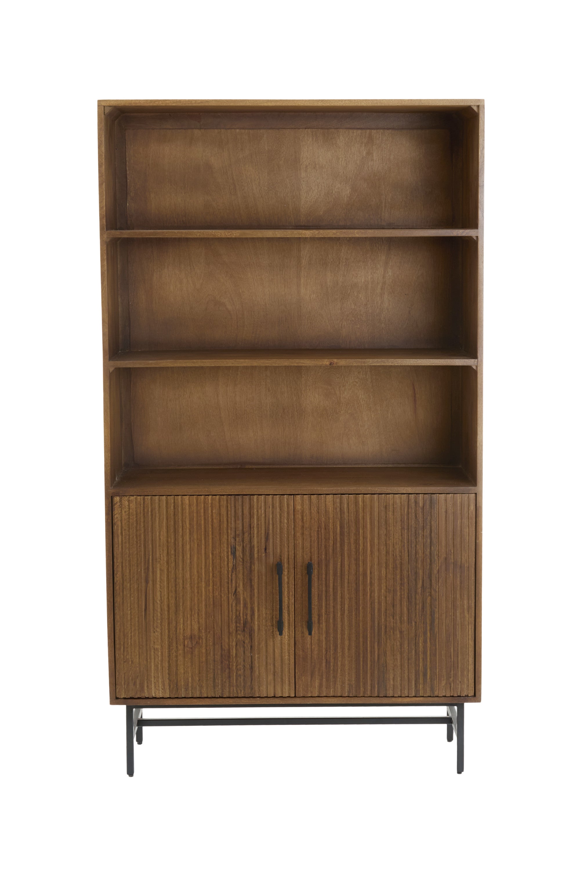 Dubaku Dark Brown Wood Display Unit
