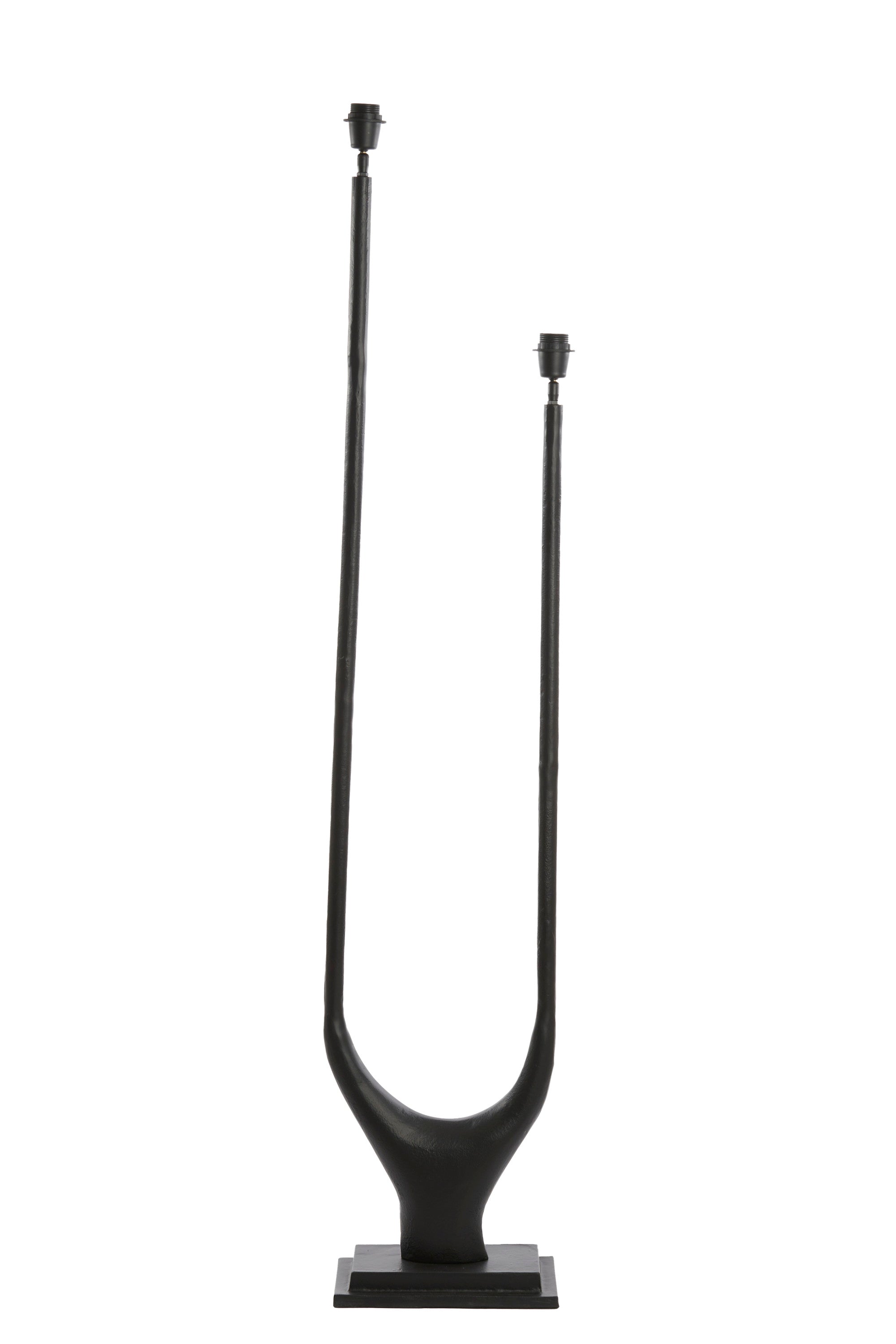 Gavi Matt Black 2 Light Floor Lamp