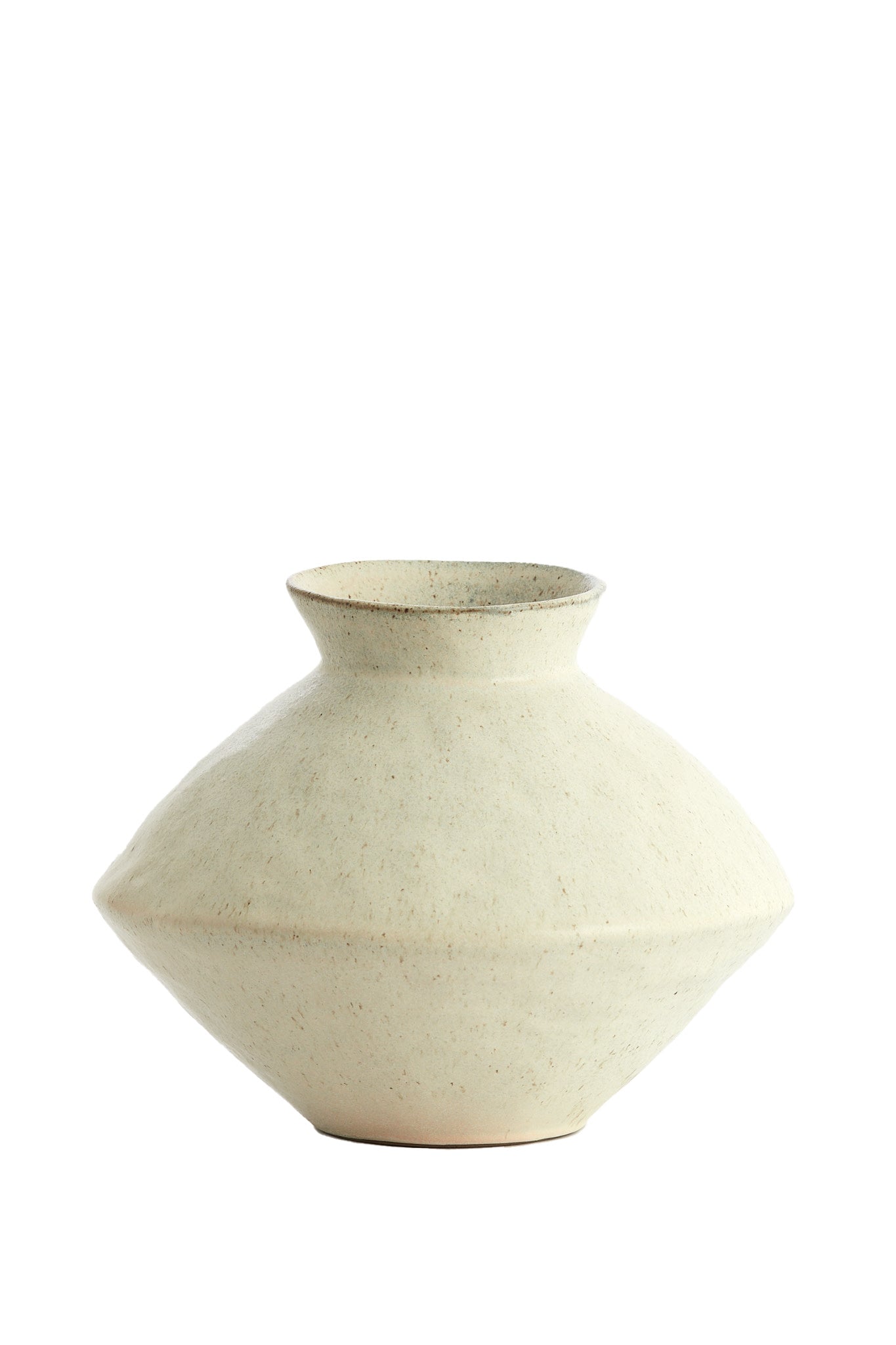 Beato Matt Cream/Sand Ceramic Vase 23cm