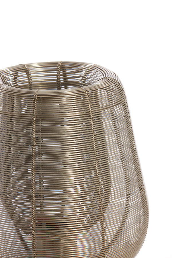 Aboso Light Gold Metal Table Lamp 42cm