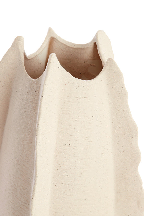 Kelapa Cream Ceramic Vase 53cm