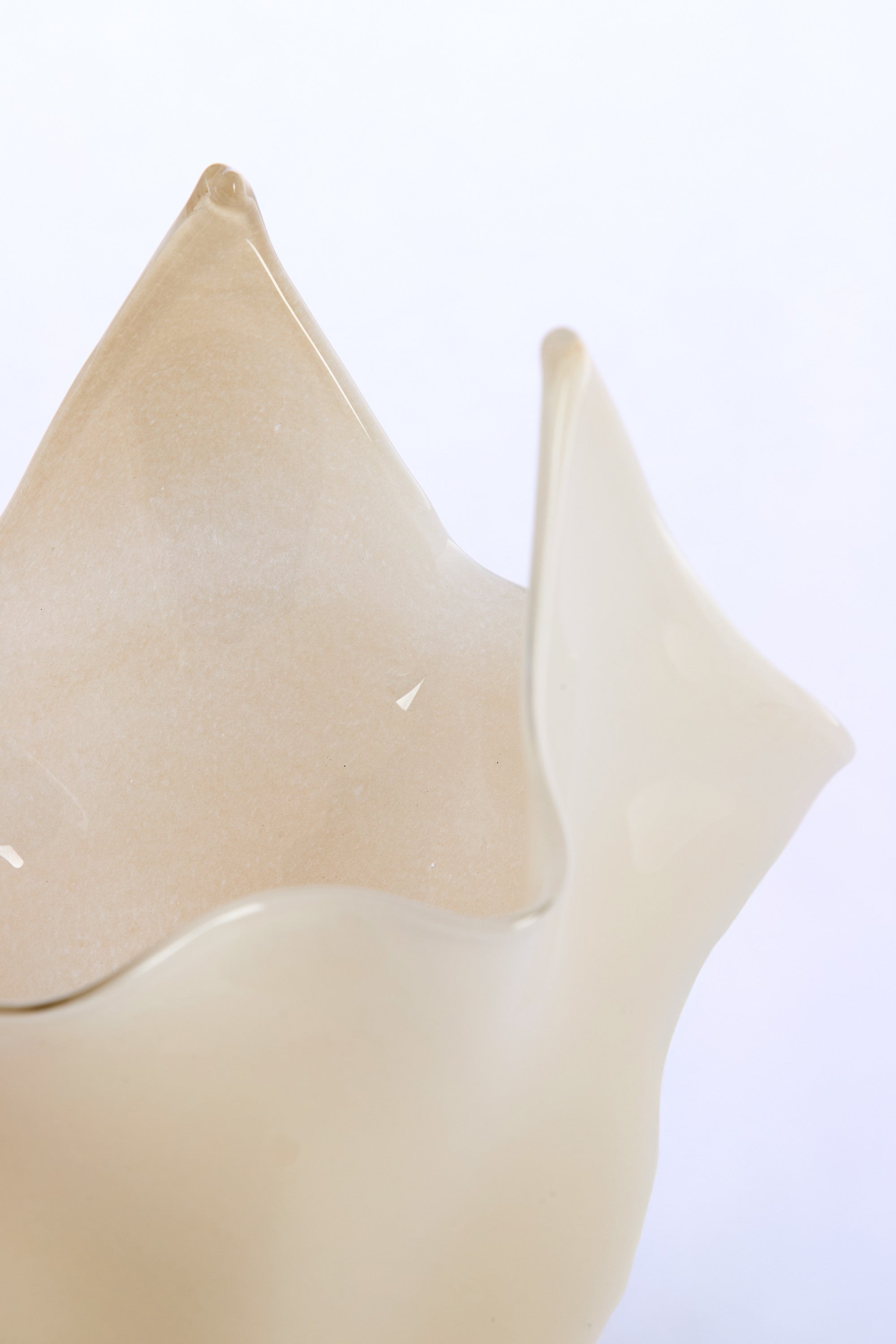 Aiora Milky Cream Glass Vase 53cm