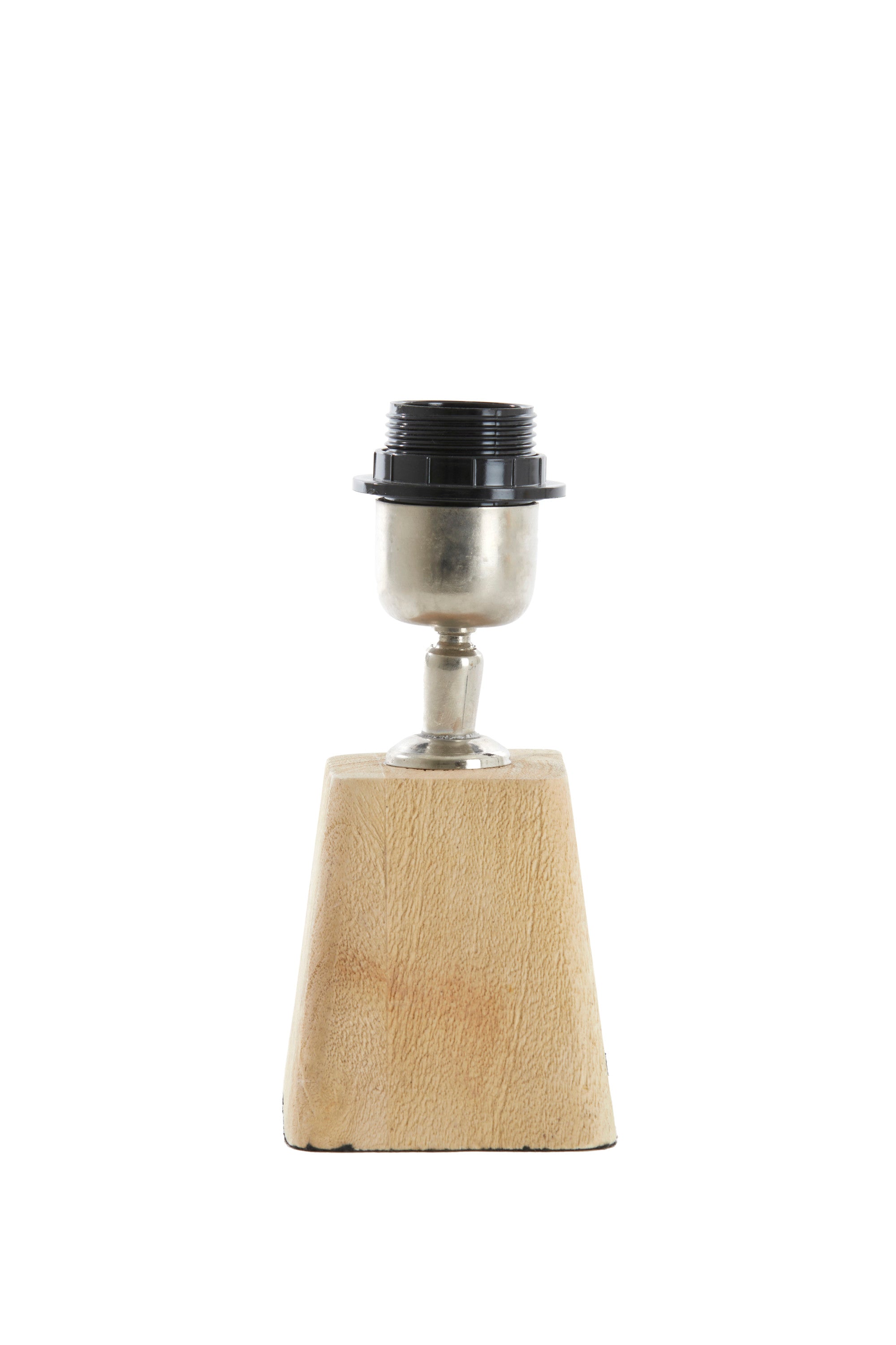 Kardan Matt Natural Wood Table Lamp Base 15cm