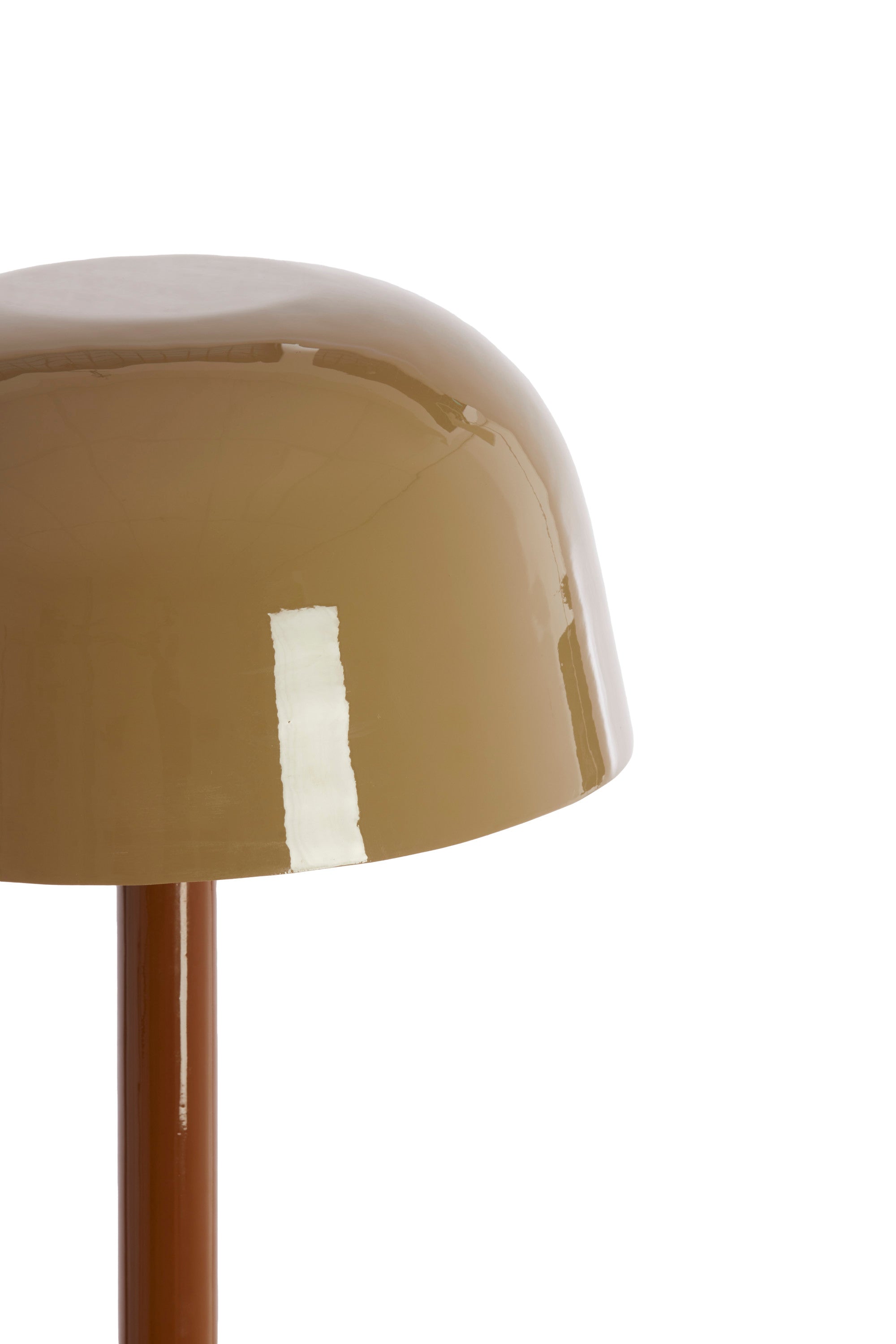 Marivet Sand & Brown Metal Floor Lamp