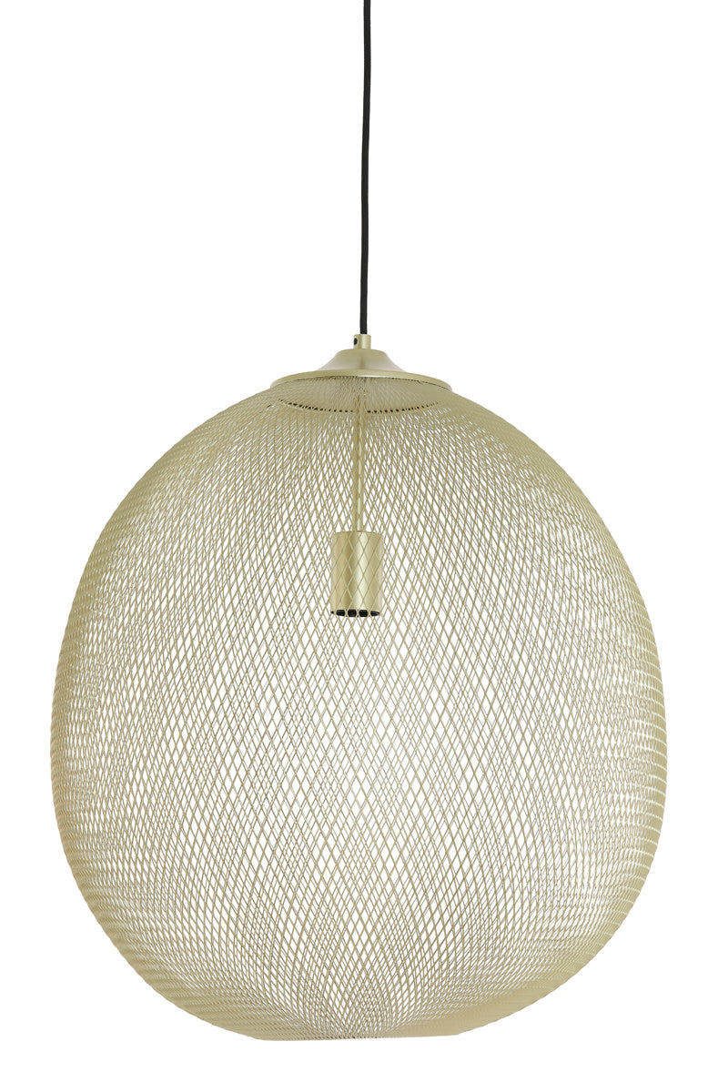Moroc Gold Metal Pendant Light 50cm