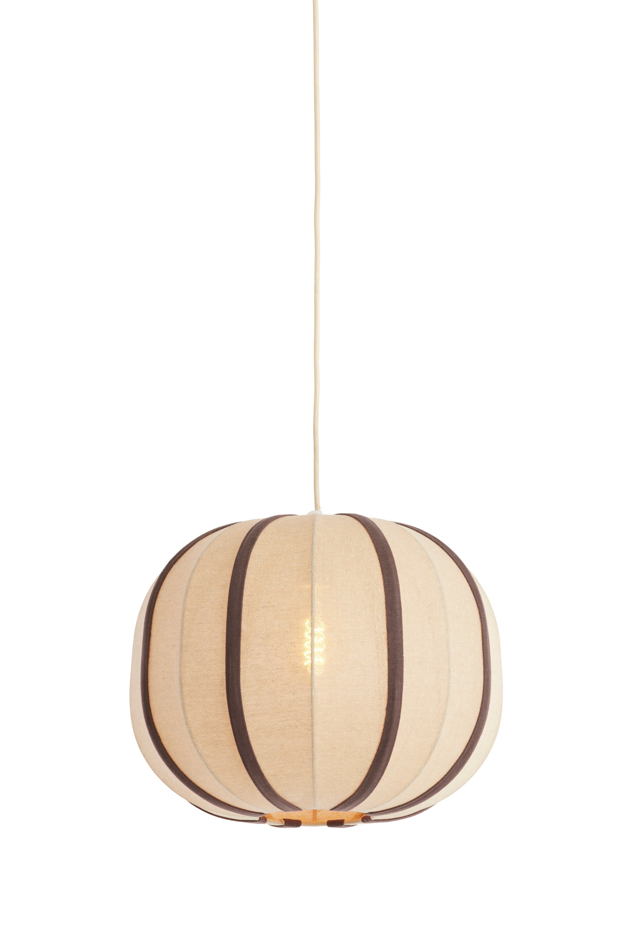Esmiria Natural & Dark Brown Pendant Light 40cm