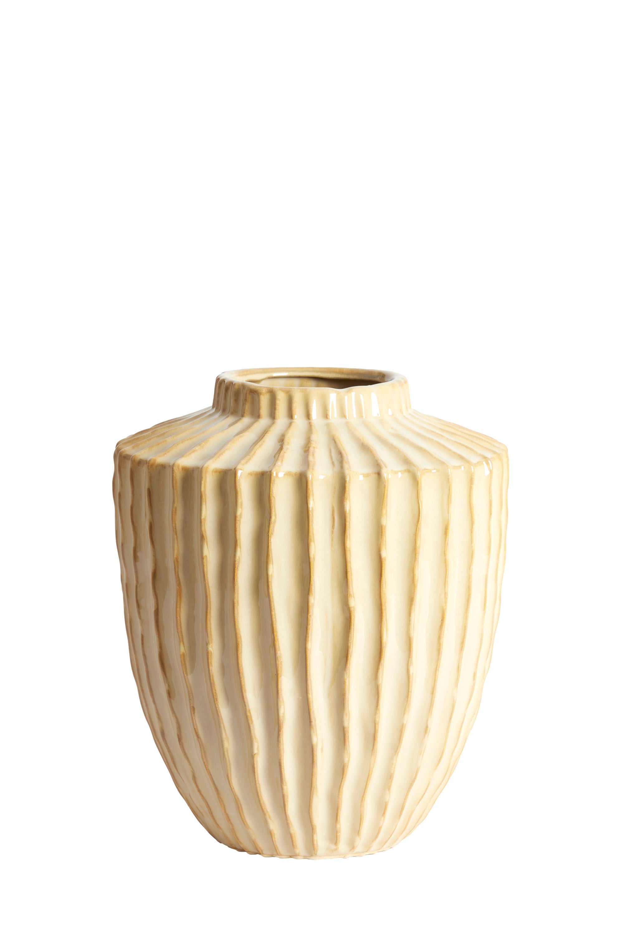 Talea Sand/Beige Ceramic Vase 32cm