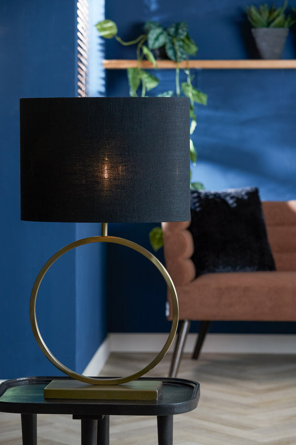 Liva Light Gold Metal Table Lamp Base 52cm